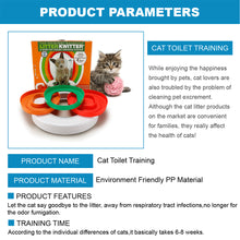 Load image into Gallery viewer, Cat Toilet Training System 3 Step Litter Kwitter Pet Training DVD Instruction
