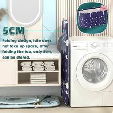 Load image into Gallery viewer, 120CM Large Bath Sauna Adult Folding Bathtub Barrel SPA Household Tub Family
