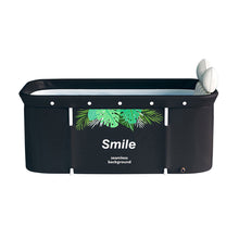 Load image into Gallery viewer, 120CM Large Bath Sauna Adult Folding Bathtub Barrel SPA Household Tub Family
