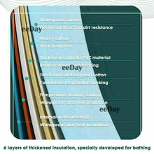 Load image into Gallery viewer, 120CM Large Bath Sauna Adult Folding Bathtub Barrel SPA Household Tub Family
