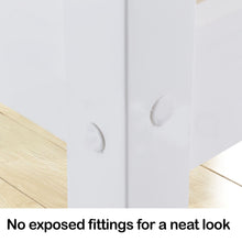 Load image into Gallery viewer, Kingston Slumber Single Wooden Bed Frame Base White Timber Kids Adults Modern Bedroom Furniture
