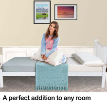 Load image into Gallery viewer, Kingston Slumber Single Wooden Bed Frame Base White Pine Adult Bedroom Furniture Timber Slat
