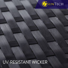 Load image into Gallery viewer, LONDON RATTAN 1pc Sofa Outdoor Furniture Setting - Steel Frame Garden Lounge
