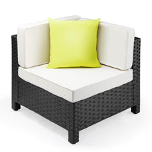 Load image into Gallery viewer, LONDON RATTAN 1pc Sofa Outdoor Furniture Setting -Corner Garden Lounge Chair
