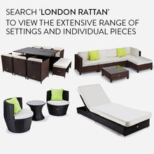 Load image into Gallery viewer, LONDON RATTAN 1pc Sofa Outdoor Furniture Setting -Corner Garden Lounge Chair
