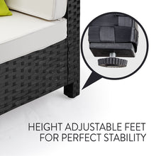 Load image into Gallery viewer, LONDON RATTAN 1pc Sofa Outdoor Furniture Setting -Corner Garden Lounge Chair
