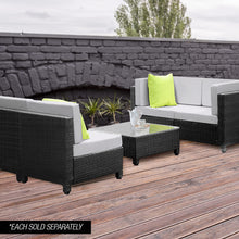 Load image into Gallery viewer, LONDON RATTAN 1pc Sofa Outdoor Furniture Setting -Corner Garden Lounge Chair
