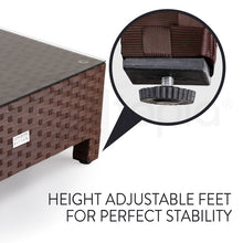 Load image into Gallery viewer, LONDON RATTAN 1pc Coffee Table Wicker Outdoor Sofa Furniture Garden Lounge
