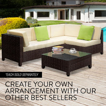 Load image into Gallery viewer, LONDON RATTAN 1pc Coffee Table Wicker Outdoor Sofa Furniture Garden Lounge
