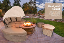 Load image into Gallery viewer, LONDON RATTAN Day Bed Daybed Sofa Garden Wicker Outdoor Furniture Round
