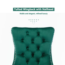 Load image into Gallery viewer, 4x Velvet Dining Chairs- Green
