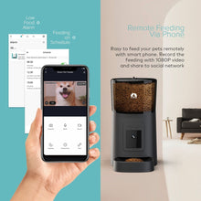 Load image into Gallery viewer, Floofi Smart Pet Feeder with Camera - Black - FI-FD-110-CX
