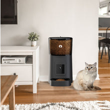 Load image into Gallery viewer, Floofi Smart Pet Feeder with Camera - Black - FI-FD-110-CX
