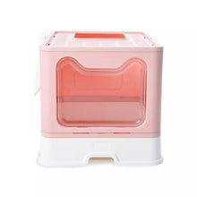 Load image into Gallery viewer, Floofi Foldable Litter Box Pink FI-LB-106-YK
