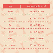 Load image into Gallery viewer, Floofi Litter Mat (Bear) - PT-LM-104-QQQ
