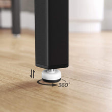 Load image into Gallery viewer, VASAGLE Bar Table Industrial Kitchen Table Dining Table With Solid Metal Frame for Cocktails Bar Party Cellar Restaurant Living Room Wood Look LBT91X
