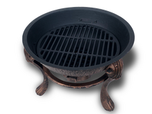 Load image into Gallery viewer, Vesuvius Firepit BBQ with Lid
