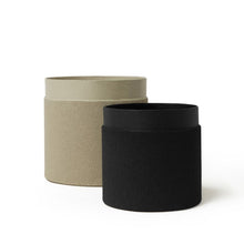 Load image into Gallery viewer, Tree Stripes Sand Coated Collar Pot in Sandshell (Large)
