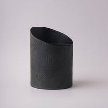 Load image into Gallery viewer, Tree Stripes Hi-Lo Pot Palms - Black (Medium)
