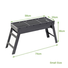 Load image into Gallery viewer, Foldable Portable BBQ Charcoal Grill Barbecue Camping Hibachi Picnic Large
