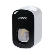 Load image into Gallery viewer, Ecoco Wall mount auto ands Free Toothpaste Dispenser Automatic Toothpaste Squeezer Bathroom Toothpaste Holder Grey
