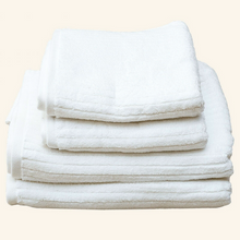 Load image into Gallery viewer, White Stripe Organic Soft 6 pcs Towel Set
