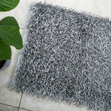 Load image into Gallery viewer, Luxury High Pile Soft Non Slip Bathmat 50 x 80cm (Silver)
