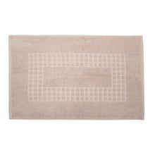 Load image into Gallery viewer, Microfiber Soft Non Slip Bath Mat Check Design (Taupe)
