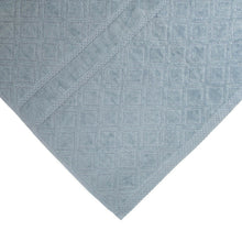 Load image into Gallery viewer, Premium Velour Diamond Design Jacquard Bath Towel (Blue)
