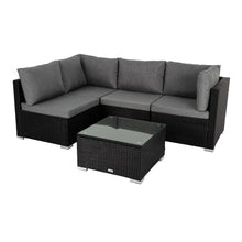 Load image into Gallery viewer, Outdoor Modular Lounge Sofa Bondi - Black
