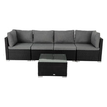 Load image into Gallery viewer, Outdoor Modular Lounge Sofa Bondi - Black
