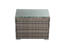 Load image into Gallery viewer, Grey Wicker End Table
