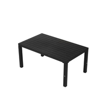 Load image into Gallery viewer, Outdoor 7 Piece Black Couches
