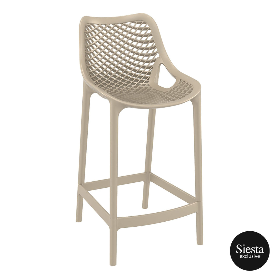 Outdoor Air Barstool 65 - Taupe