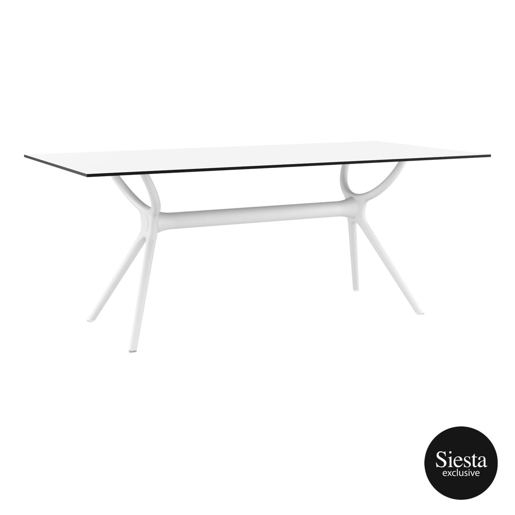 Siesta Air Table 180 - White (Top & Base) Outdoor
