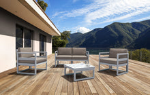 Load image into Gallery viewer, Mykonos Lounge Armchair - Silver Grey
