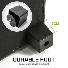 Load image into Gallery viewer, La Bella 102cm Dark Grey Storage Ottoman Stool Fabric
