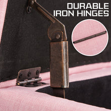 Load image into Gallery viewer, La Bella 102cm Pink Storage Ottoman Stool Fabric
