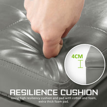 Load image into Gallery viewer, La Bella 102cm Grey Storage Ottoman Stool Leather
