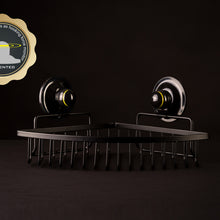 Load image into Gallery viewer, KiahLoc Black Medium Corner Basket Removable Suction
