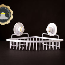 Load image into Gallery viewer, KiahLoc White Medium Corner Basket Removable Suction
