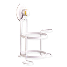 Load image into Gallery viewer, KiahLoc White Hair Dryer Brush Comb Holder Removable Suction
