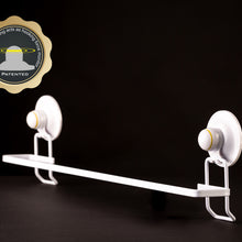Load image into Gallery viewer, KiahLoc White Towel Rail Holder Removable Suction
