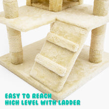 Load image into Gallery viewer, Paw Mate 130cm Beige Cat Tree Soho Multi Level Scratcher
