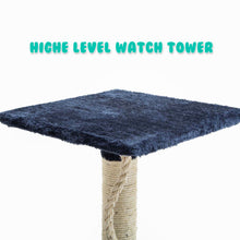 Load image into Gallery viewer, Paw Mate 120cm Blue Cat Tree Bear Multi Level Scratcher
