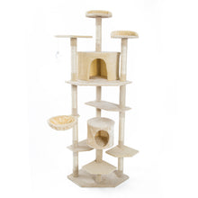 Load image into Gallery viewer, Paw Mate 201cm Beige Cat Tree Parala Multi Level Scratcher
