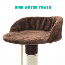 Load image into Gallery viewer, Paw Mate 170cm Brown Cat Tree Fuji Multi Level Scratcher
