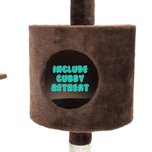 Load image into Gallery viewer, Paw Mate 170cm Brown Cat Tree Fuji Multi Level Scratcher
