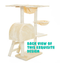 Load image into Gallery viewer, Paw Mate 100cm Beige Cat Tree Atacama Multi Level Scratcher
