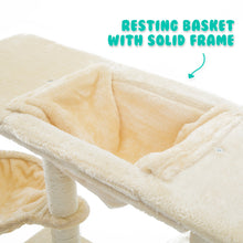 Load image into Gallery viewer, Paw Mate 100cm Beige Cat Tree Atacama Multi Level Scratcher
